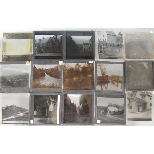 964 - An interesting collection of photographic negatives and plates - a variety of images including histo... 