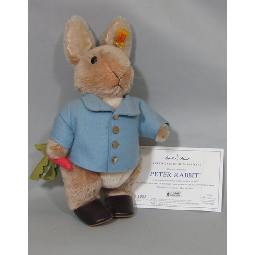 Sold at auction Five Modern Steiff Animals and two Steiff Dolls Auction  Number 2654M Lot Number 131