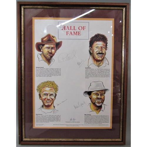 260 - Jack Russell MBE (B. 1963) Adelaide - Fourth Test Win 1995, coloured limited edition print, signed b... 