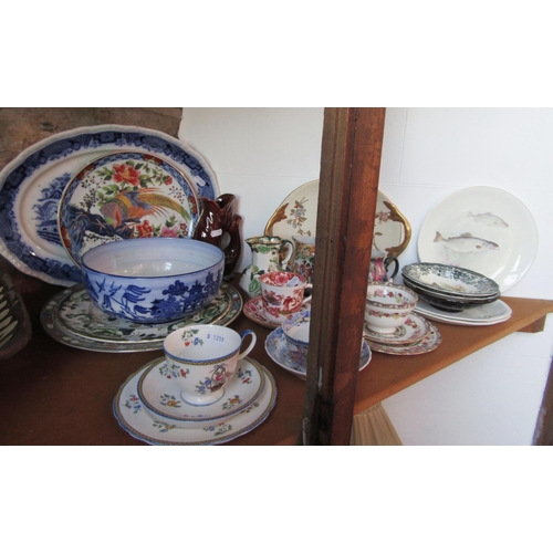 1099 - A Royal Worcester ivory ground two handled serving plate with painted and gilded floral decoration, ... 