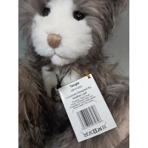 29 - 3 character soft toys by Charlie Bears; 'Wurve You' companion duo (ltd ed 2970/600), 'Tangle' Rabbit... 