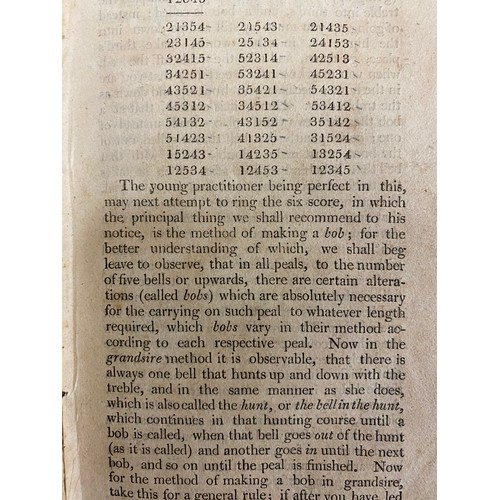 102 - A late 18th century edition of A Key to the Art of Ringing (with considerable additions) by William ... 