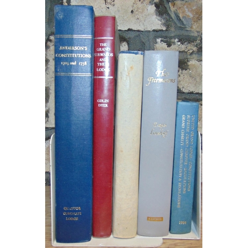 127 - A collection of books about Freemasons (5)