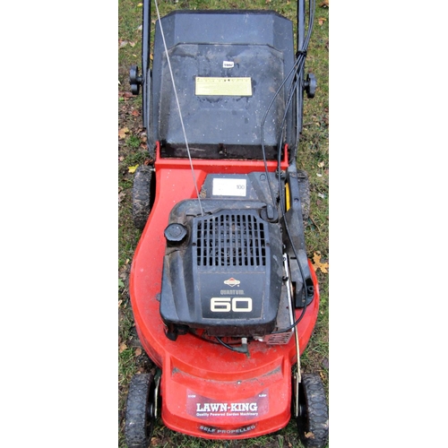 Lawn king discount self propelled mower