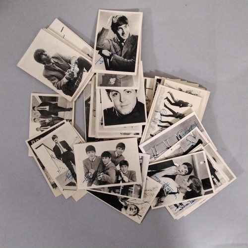 104 - Beatles - A set of 60 A & BC Chewing Gum cards with photographs of The Beatles produced by Nems Ente... 