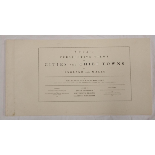 184 - Buck's Perspective Views of Cities and Chief Towns in England and Wales, by Messrs Samuel and Nathan... 