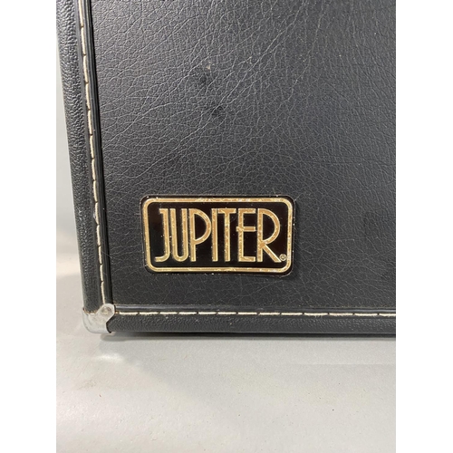 583 - Jupiter 500 series gold lacquered saxophone, hard case