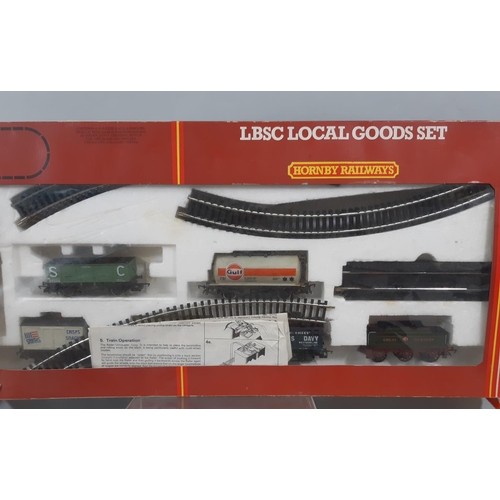 67 - 2 Hornby OO gauge rail sets including R536 LBSC Local Goods Set and R541 Intercity 125 set, both unc... 