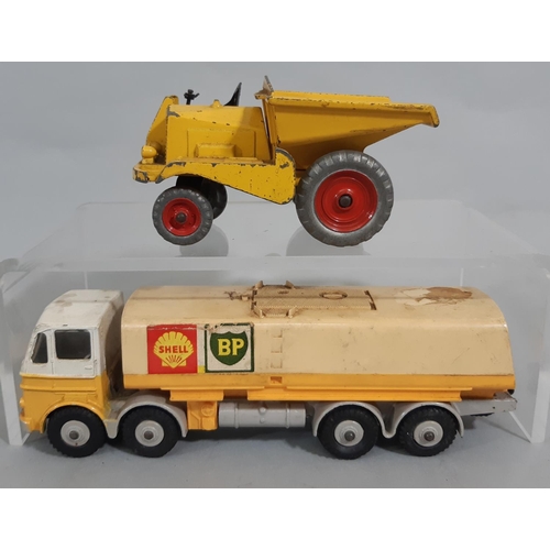 76 - Collection of unboxed Dinky model vehicles including Leyland Octopus, Ford Transit Van, Muir- Hill D... 