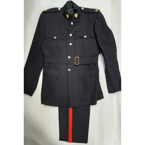 1540 - 1950's officers dress uniform 'regimental blues' from the Essex Regiment- see photo for size