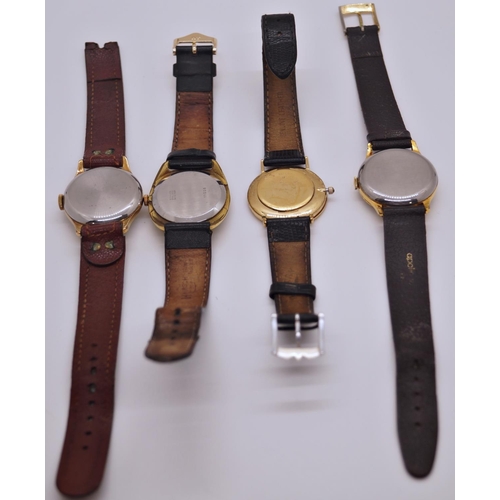 390 - Four vintage gent's watches; Avia, Rotary, and two Smith's (4)