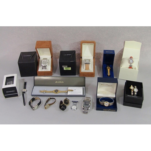 388 - Collection of fashion watches to include two boxed Via Spiga examples, a boxed Watch Company Pandora... 