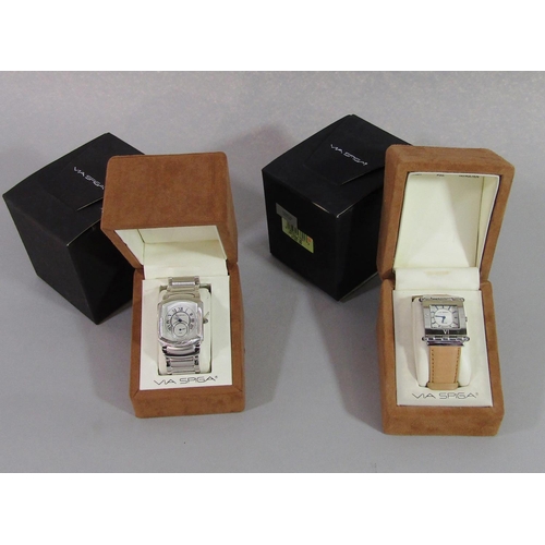 388 - Collection of fashion watches to include two boxed Via Spiga examples, a boxed Watch Company Pandora... 