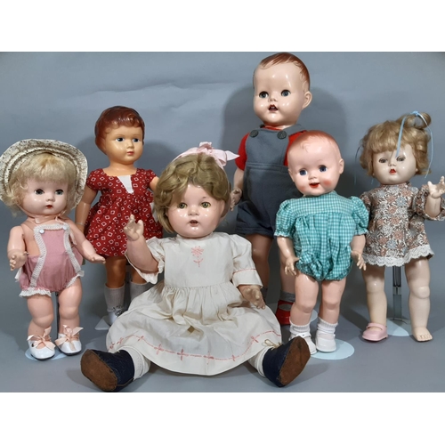 Collection Of 6 Vintage Dolls Including
