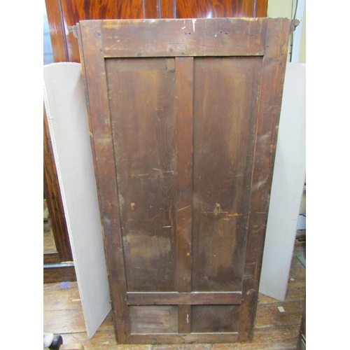 2390 - A Victorian mahogany shop display cabinet, the three quarter length glazed panelled door enclosing a... 