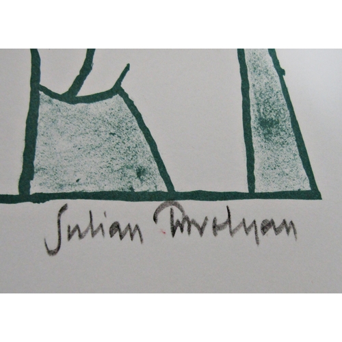 101 - JULIAN TREVELYAN (1910-1988)
'GREEN OXEN'
etching and aquatint, signed, titled and numbered in penci... 