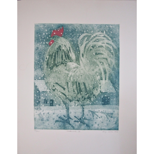 151 - LUCY WILLIS (b.1954)
'WEATHERCOCK IV' 
lithograph in colours, signed, titled, numbered and dated 198... 