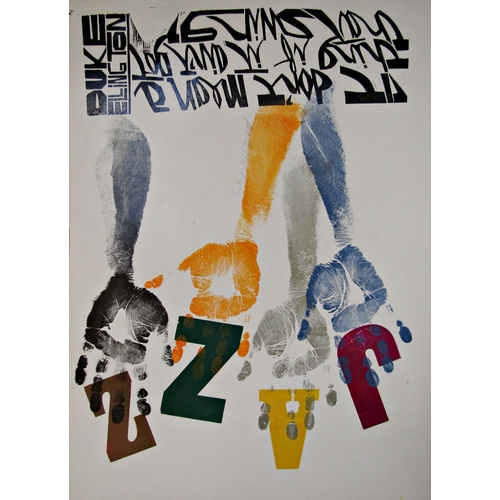 168 - PAUL PETER PIECH (1920-1996)
'JAZZ'
'Duke Ellington, It don't mean a thing if it ain't got that sing... 