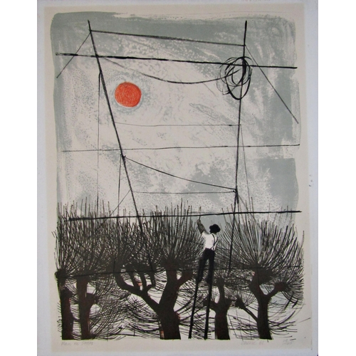 172 - BERNARD CHEESE (1925-2013)
'MAN ON STILTS'
lithograph in colours, signed, titled, numbered and dated... 