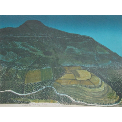 179 - BERNARD CHEESE (1925-2013)
'ROAD TO PARDINAS'
lithograph in colours, signed, titled and numbered in ... 