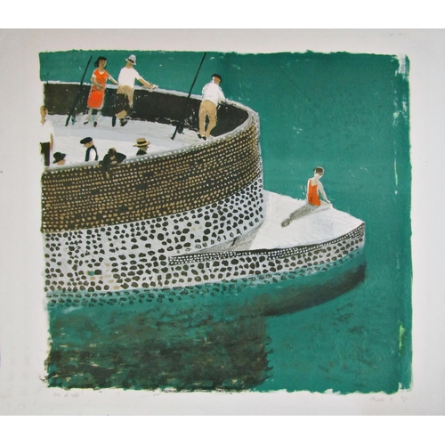 186 - BERNARD CHEESE (1925-2013)
'OOH ITS COLD!'
lithograph in colours, signed, titled, numbered and dated... 