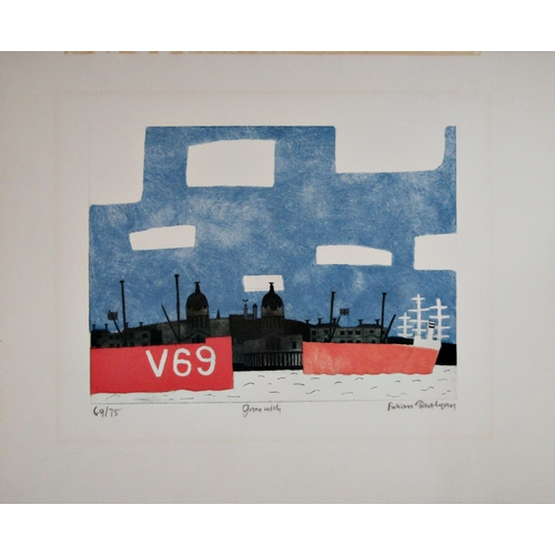 187 - JULIAN TREVELYAN (1910-1988)
'GREENWICH'
etching and aquatint, signed, titled and numbered
69/70 in ... 