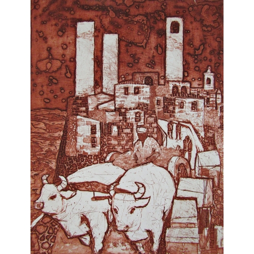 189 - JULIAN TREVELYAN (1910-1988)
'SAN GIMIGNANO'
unsigned and unnumbered
49.5cm x 38cm