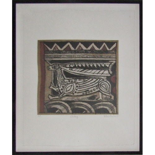 211 - VALERIE THORNTON (1931-1991)
'L'ESTANY'
etching and aquatint, artist's proof, signed, titled and dat... 