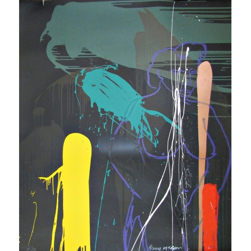 236 - BRUCE MCLEAN (b.1944)
'VERTICAL DUSK'
screenprint in colours,signed and numbered in pencil
6/60
154c... 