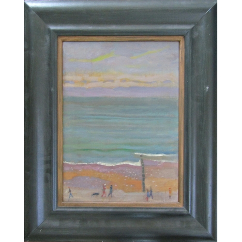 71 - ROBERT ORGAN (b.1933)
'WINTER DAY FROM THE WINDOW, LYME REGIS'
oil on board, signed and dated 93 to ... 