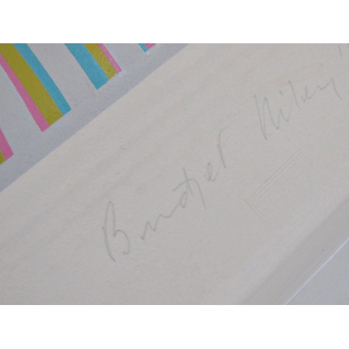 99 - BRIDGET RILEY (b.1931)
'ELAPSE'
(Schubert 30)
screenprint in colours on BKF Rives paper, signed, tit... 