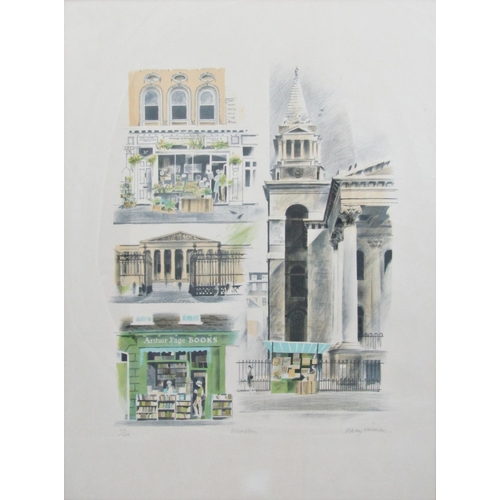 100 - ALBANY WISEMAN (b.1930)
'BLOOMSBURY'
lithograph in colours, signed, titled and numbered in pencil
11... 