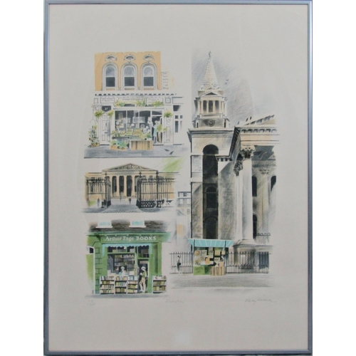 100 - ALBANY WISEMAN (b.1930)
'BLOOMSBURY'
lithograph in colours, signed, titled and numbered in pencil
11... 