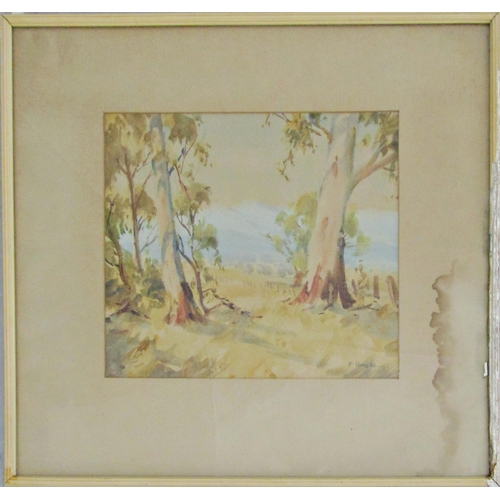 102 - ERNEST VOGEL (20TH CENTURY)
'SUMMER, BUXTON VICTORIAN'
watercolour on paper, signed lower right
24cm... 