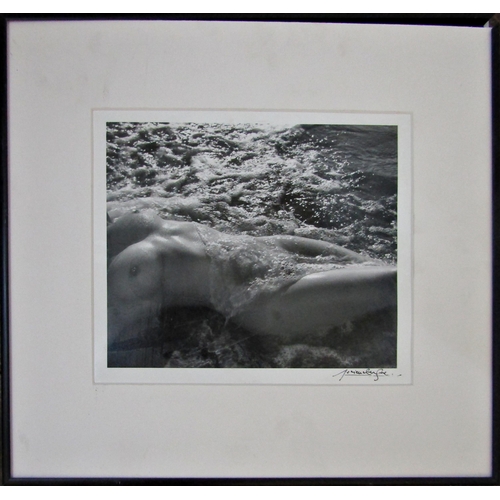 106 - LUCIEN CLERGUE (1934-2014)
'NUDE'
black and white photograph, signed in ink
22.5cm x 27cm