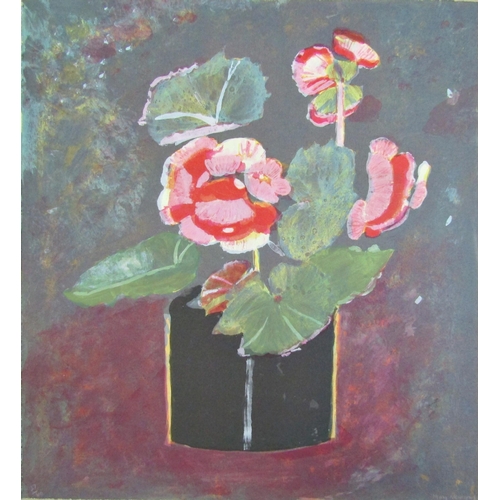 118 - MARY NEWCOMB (1922-2008)
'BEGONIAS'
screenprint in colours, signed and numbered in pencil
37/60
Edin... 