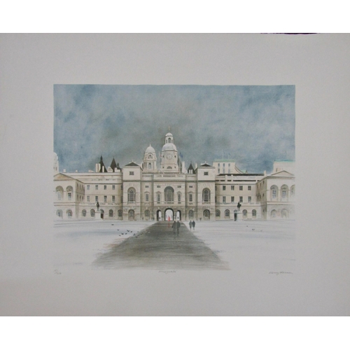 137 - ALBANY WISEMAN (b.1930)
'HORSEGUARDS'
lithograph in colours, signed, titled and numbered in pencil
1... 