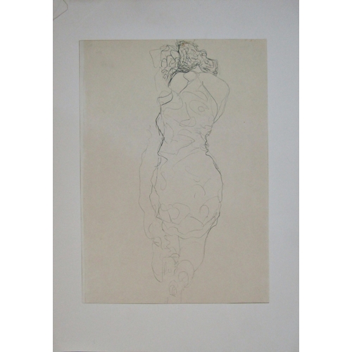 140 - AFTER GUSTAV KLIMT: THREE PORTRAIT STUDIES,
lithographs, unsigned
(3)