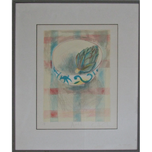 56 - CHLOE CHEESE (b.1952)
'ARTICHOKE'
lithograph in colours, signed, titled and numbered in pencil
143/1... 