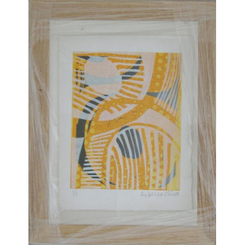 85 - REBECCA CHILD (20TH CENTURY CONTEMPORARY)
'UNTITLED'
lithograph in colours on wove, signed and numbe... 