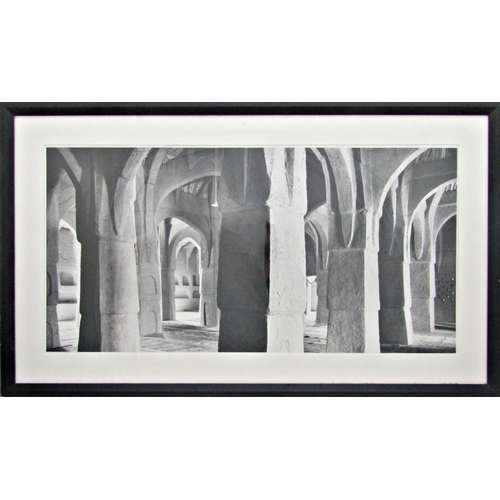 90 - JAMES MORRIS (20TH CENTURY CONTEMPORARY)
'MOSQUE SANAM, NIGER 2000'
black and white photographic pri... 