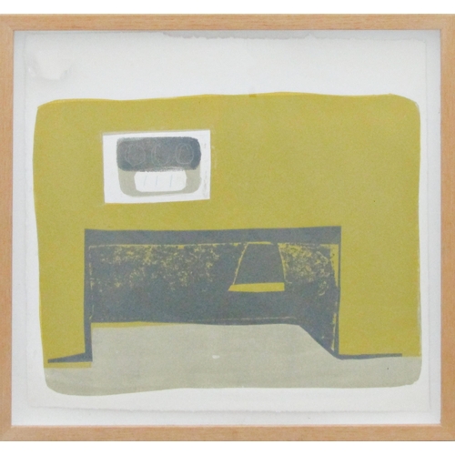 97 - REBECCA CHILD (20TH CENTURY CONTEMPORARY)
'ARRAN'
relief print in colours, 
1/6
38.5cm x 36cm