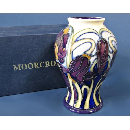 1017 - A Moorcroft Pottery 'Wine Delight' pattern vase, edition number 10/50, designed by Emma Bossons (RFS... 