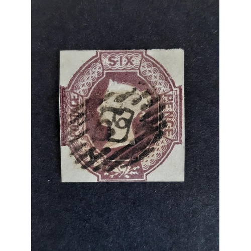 101 - 1847-54 QV embossed issue FU/VFU. Total cat £3,500.