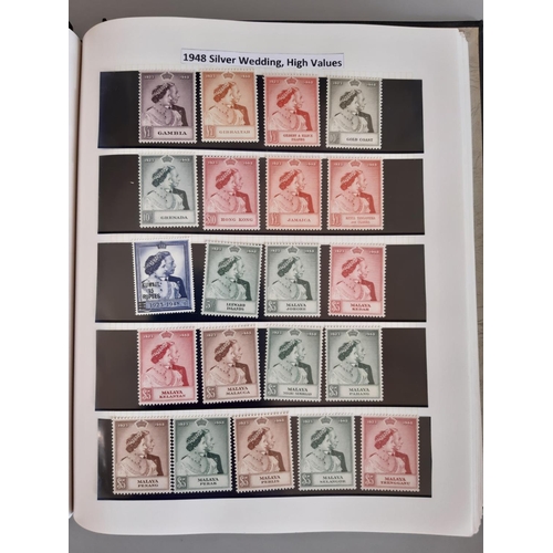 2 - The Stanley Gibbons Senator stamp album containing a comprehensive UM or LMM collection of British C... 