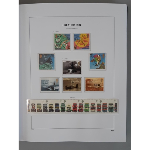 249 - A modern GB QEII stamp collection in three Stanley Gibbons albums from 1979 to 2012 including minish... 