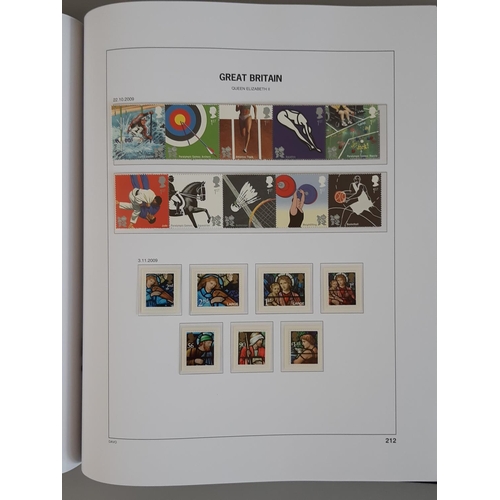 249 - A modern GB QEII stamp collection in three Stanley Gibbons albums from 1979 to 2012 including minish... 