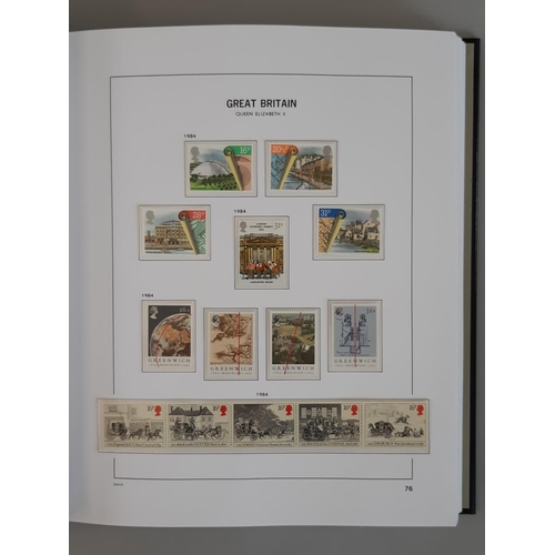 249 - A modern GB QEII stamp collection in three Stanley Gibbons albums from 1979 to 2012 including minish... 