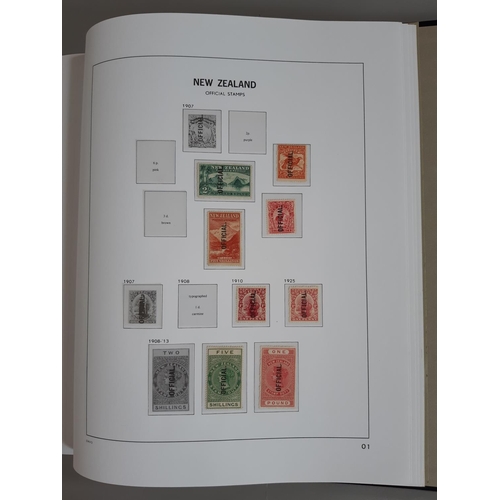 67 - A superb UM, M and U collection of stamps from New Zealand in four hingeless Davo albums from M & U ... 