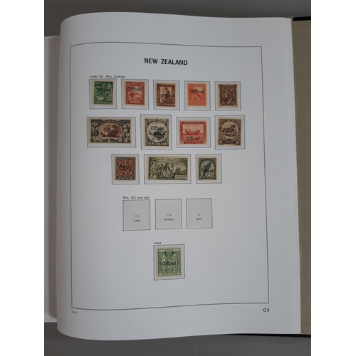 67 - A superb UM, M and U collection of stamps from New Zealand in four hingeless Davo albums from M & U ... 